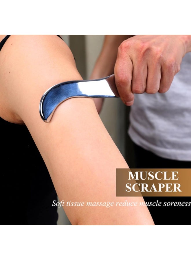 YelaJoy FeelFree Sport 3 in 1 Muscle Scraper Tool-Gua Sha Scraping Tool Physical Therapy Massage Tool-Soft Tissue Mobilization for Back, Legs, Arm (A+D+S) - Image 2
