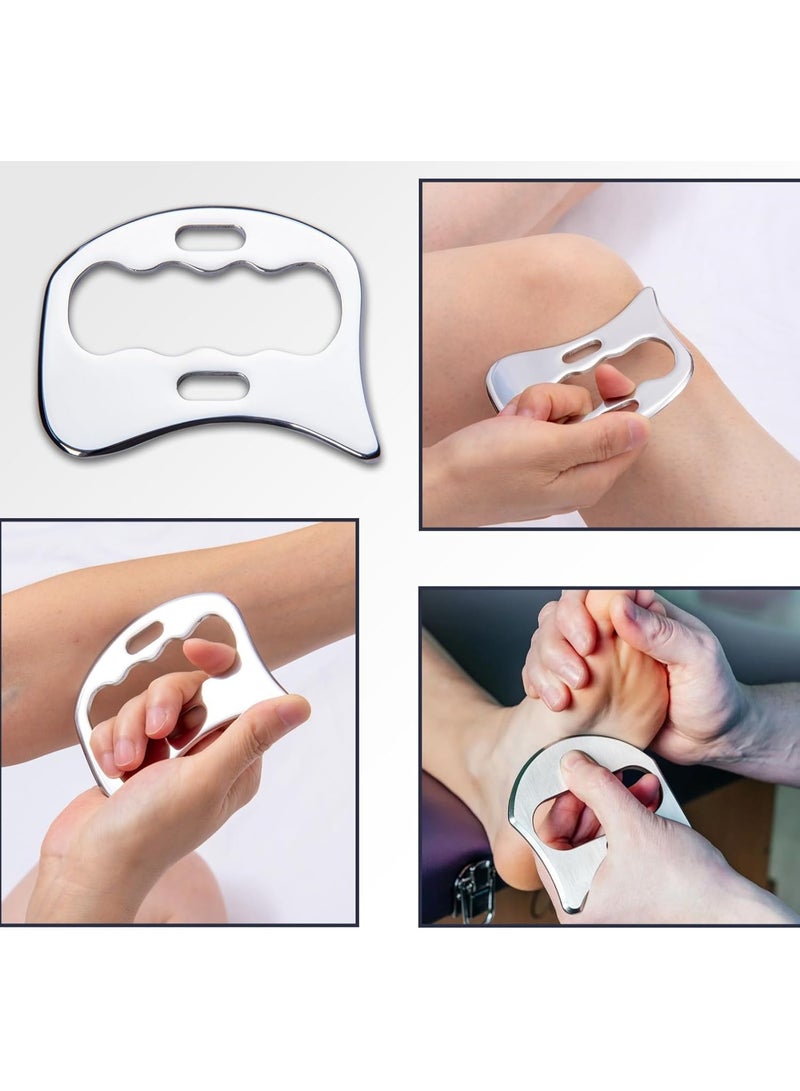 YelaJoy FeelFree Sport 3 in 1 Muscle Scraper Tool-Gua Sha Scraping Tool Physical Therapy Massage Tool-Soft Tissue Mobilization for Back, Legs, Arm (A+D+S) - Image 4