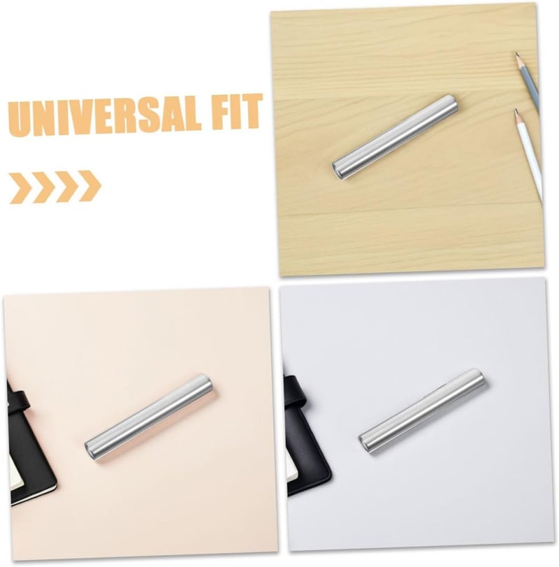 CHILDWEET 4pcs Toilet Brush Handle Replacement Parts Stainless Steel Pole Handles 103mm Sturdy Toilet Bowl Brush Accessories for Home Bathroom Cleaning - Image 3