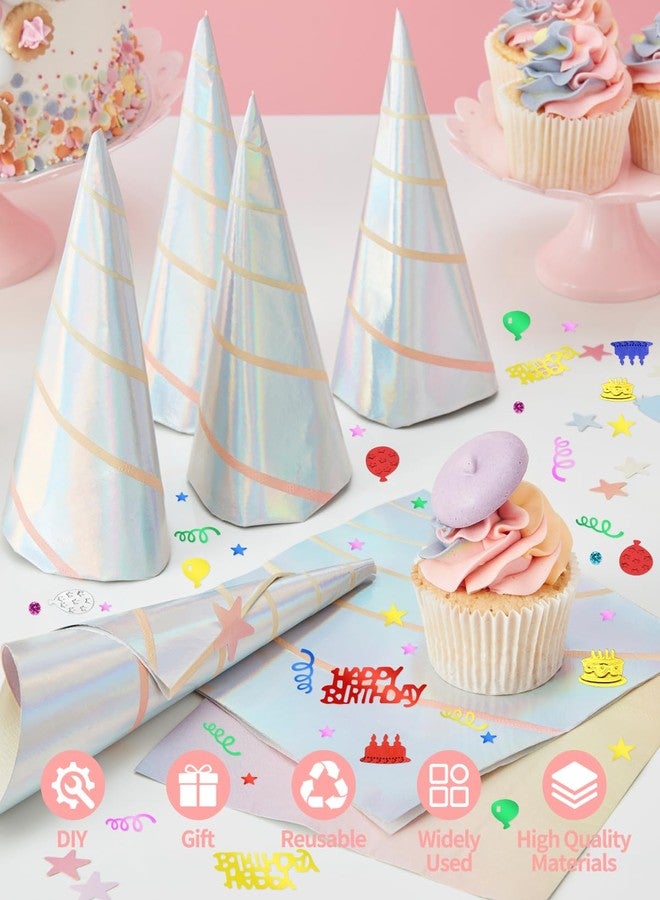 Abvsdu 1500 PCS Happy Birthday Confetti, Multi-Color Birthday Confetti Metallic Foil Balloon Confettis, Table Decorations for Party, Baby Shower, DIY Arts and Crafting - Image 5