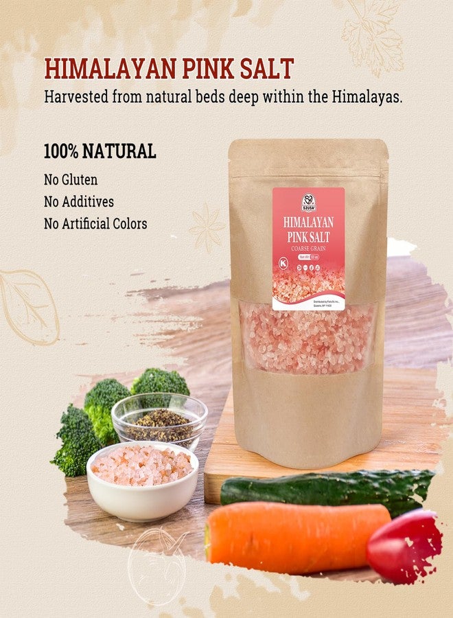 52USA Whole Black Peppercorns 12 oz + Himalayan Pink Salt (Coarse Grain) 2 lb - Salt and Pepper Grinder, Black Peppercorn Refil, Pink Himalayan Sea Salt, 2 Piece Set - Image 4