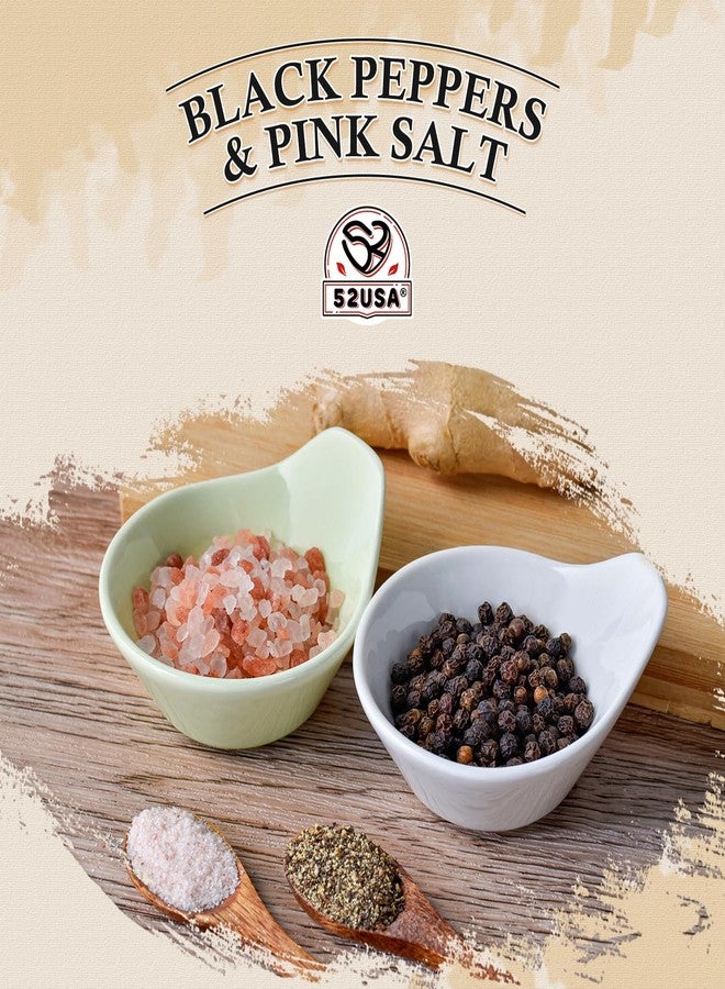 52USA Whole Black Peppercorns 12 oz + Himalayan Pink Salt (Coarse Grain) 2 lb - Salt and Pepper Grinder, Black Peppercorn Refil, Pink Himalayan Sea Salt, 2 Piece Set - Image 3