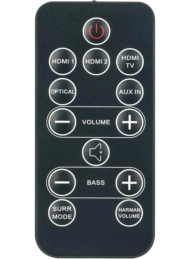 إيروريكس جهاز التحكم عن بعد البديل Sb26 مناسب لجهاز التحكم عن بعد المتقدم Harman Kardon Sb26 Sb26Am Sb 26 Soundbar - Image 1