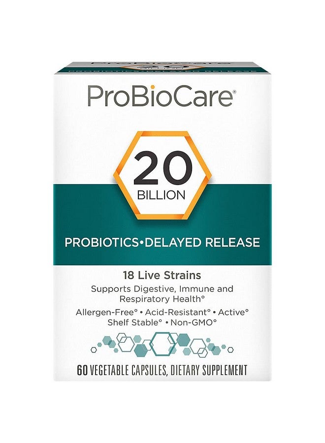 ProBioCare Probiotic - 20 Billion CFUs - Supports Digestive Health (60 Vegetable Capsules) - Image 3