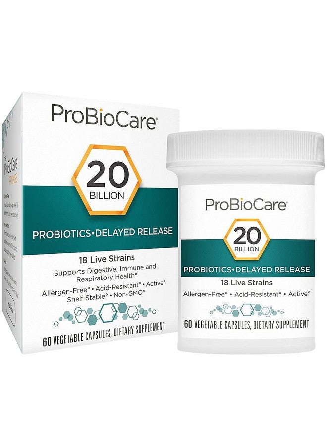 ProBioCare Probiotic - 20 Billion CFUs - Supports Digestive Health (60 Vegetable Capsules) - Image 2