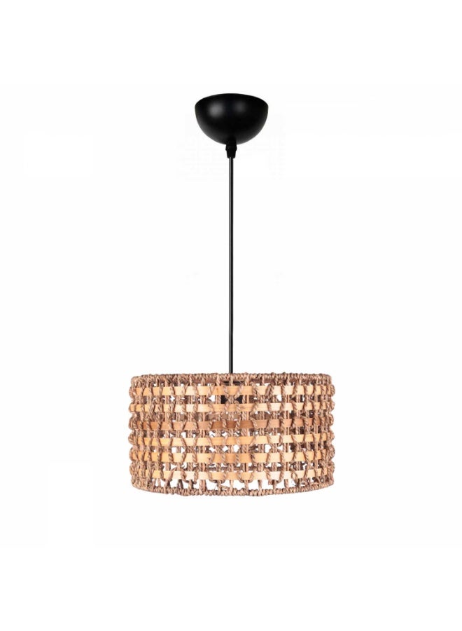 Palmela Natural Handmade Wicker Pendant Light - Image 1