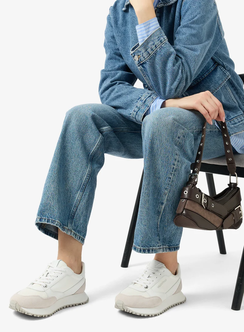 VALENTINO BY MARIO VALENTINO  Lace Up Low Top Sneakers for Women | Best Price UAE