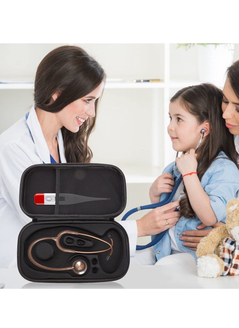ليتمان - حافظة سماعة الطبيب للسماعات الطبية الأخرى و3M Littmann Classic III، خفيفة الوزن II S.E، MDF Acoustica Deluxe سماعة الطبيب غرفة إضافية لمقص الضمادات الطبية للممرضات والمعدات الطبية. - Image 1