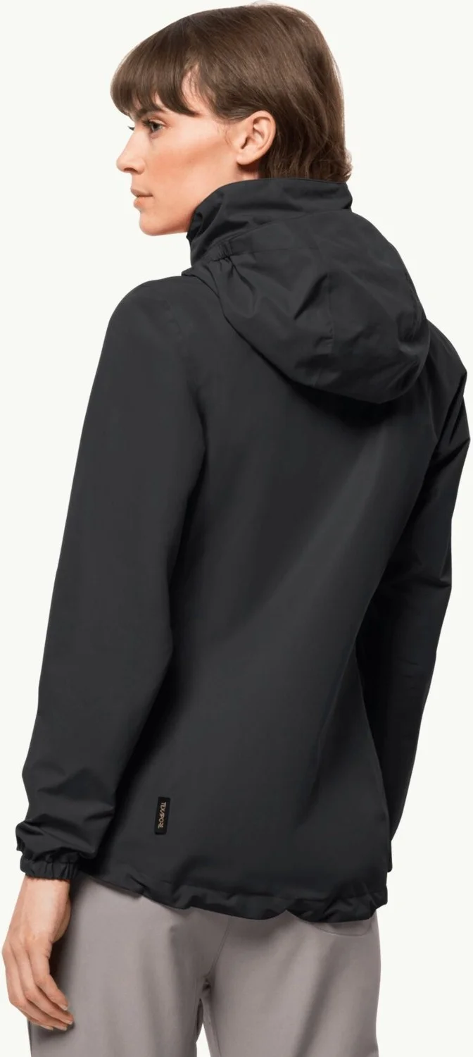 Jack Wolfskin Stormy Point 2L Black Women's Outdoor Jacket 1111202_6000
