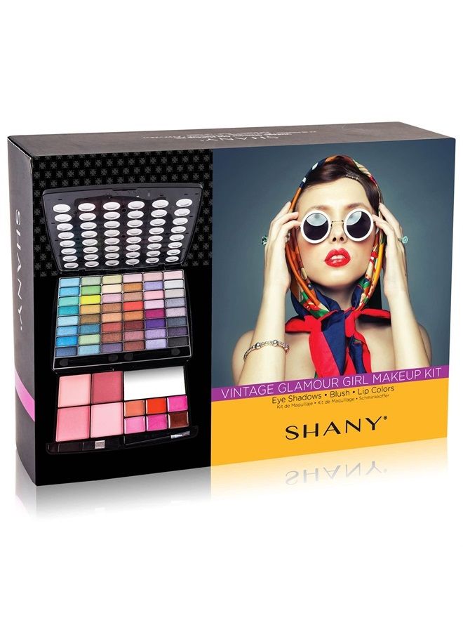 Shany Luxe Book Makeup Set - All In One Travel Cosmetics Kit with 30 Eyeshadows, 15 Lip Colors, 5 Brushes, 4 Pressed Blushes, 3 Brow Colors, and Mirror - Image 5