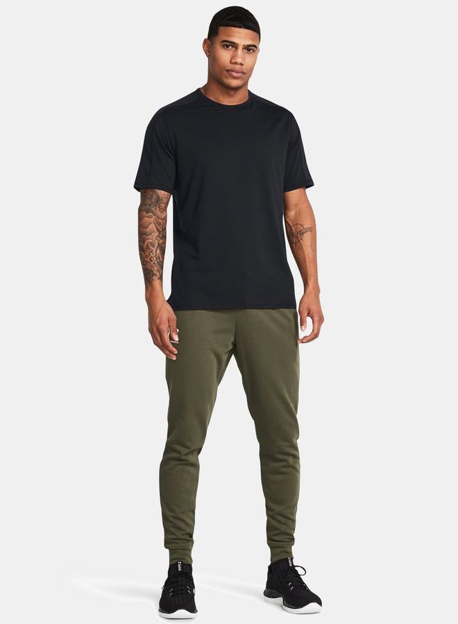 UNDER ARMOUR Rival Logo Print Terry Jogger  - Image 4