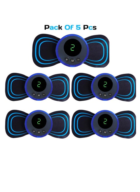 Pack Of 5 Pcs Portable Multipurpose Mini Massager For Pain Relief