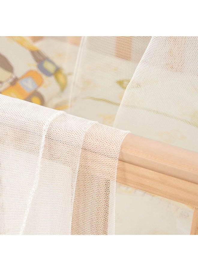 YelaJoy Baby Crib Mosquito Net with Stand, Baby Canopy Bed Netting,Baby Toddler Bed Crib Dome Canopy Curtain Netting See Through Mesh Bed Cover for Nurseries, Canopy Bed (6Mx2M） - Image 5