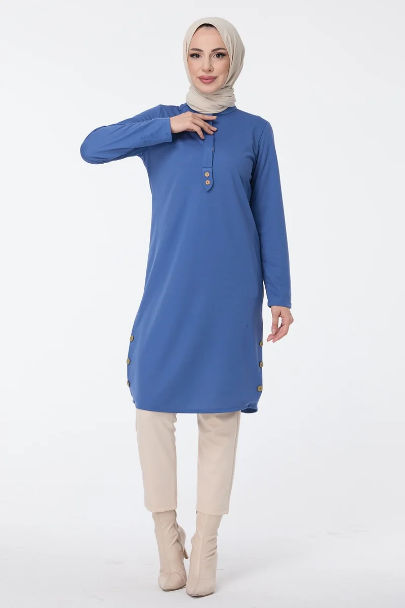 Tofisa 13015-INDIGO Tunic