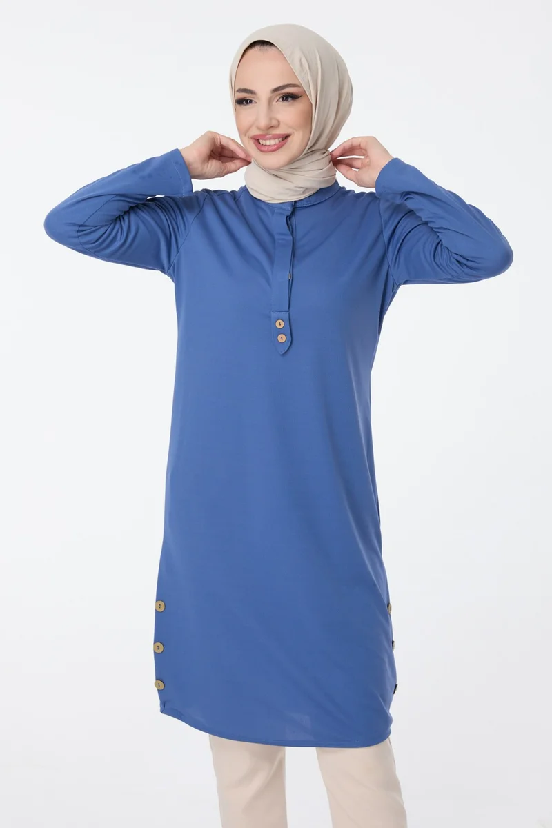 Tofisa 13015-INDIGO Tunic