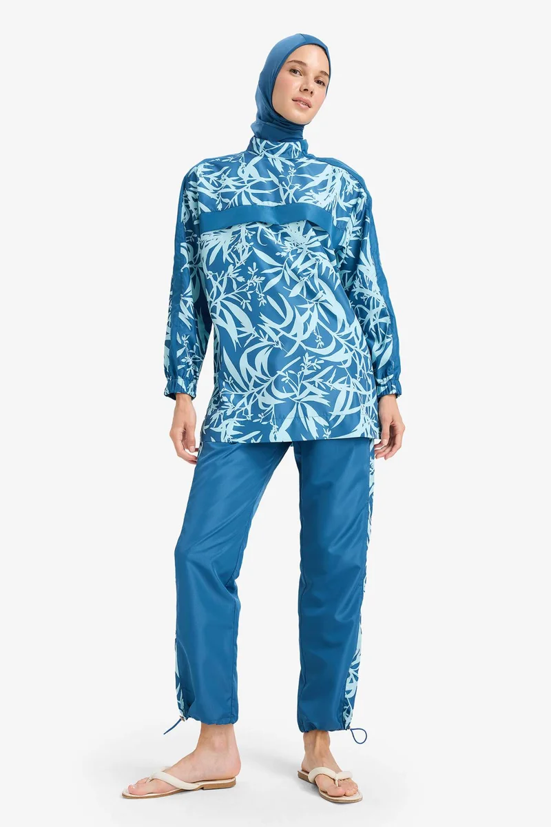 ديفاكتو Relax Fit Printed 3 piece Burkini