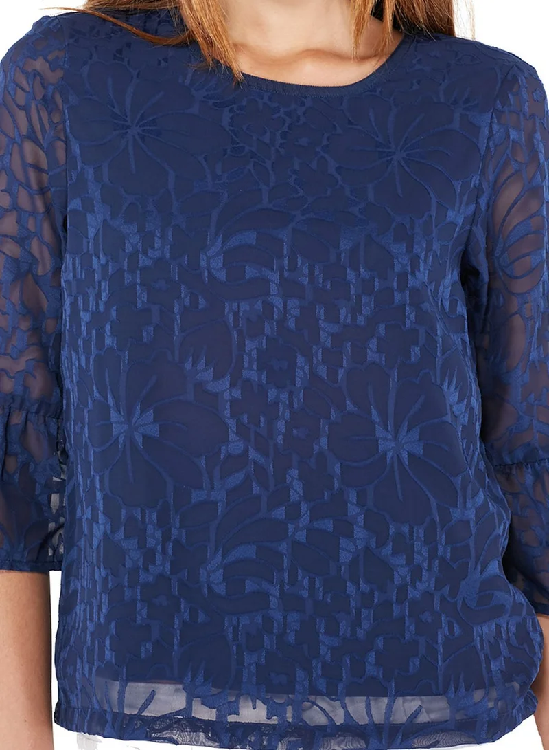 VERO MODA Lacer Ruffle Top