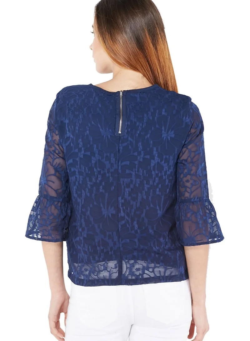 VERO MODA Lacer Ruffle Top