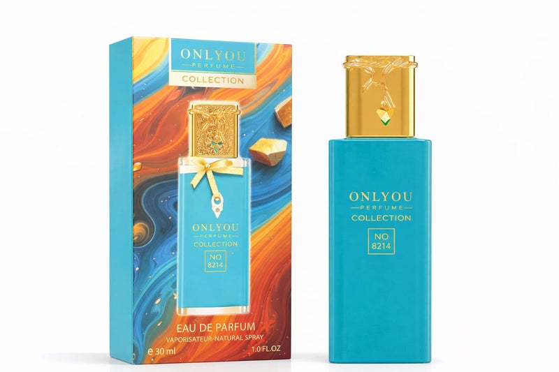Perfume Collection No.8214 Eau de Parfum - 30ML | Exotic Fruity Oud Long Lasting Perfume with Mango, Amber & Musk
