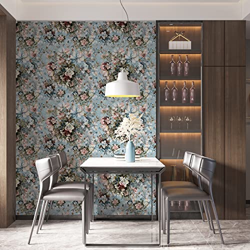 PAPER PLANE DESIGN Floral Wallpaper for Home Self Adhesive Waterproof Sticker (1 Roll Size 2 X 12 Feet) - Image 5