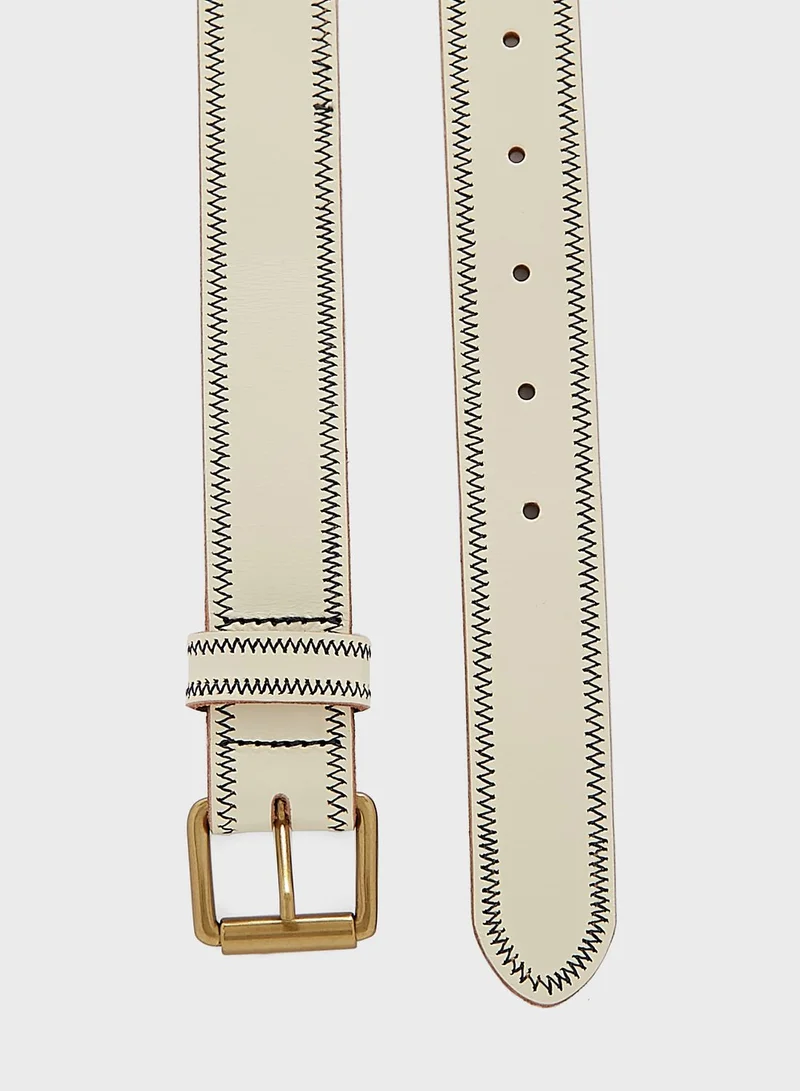 American Eagle Stitch None Allocated Hole Belt