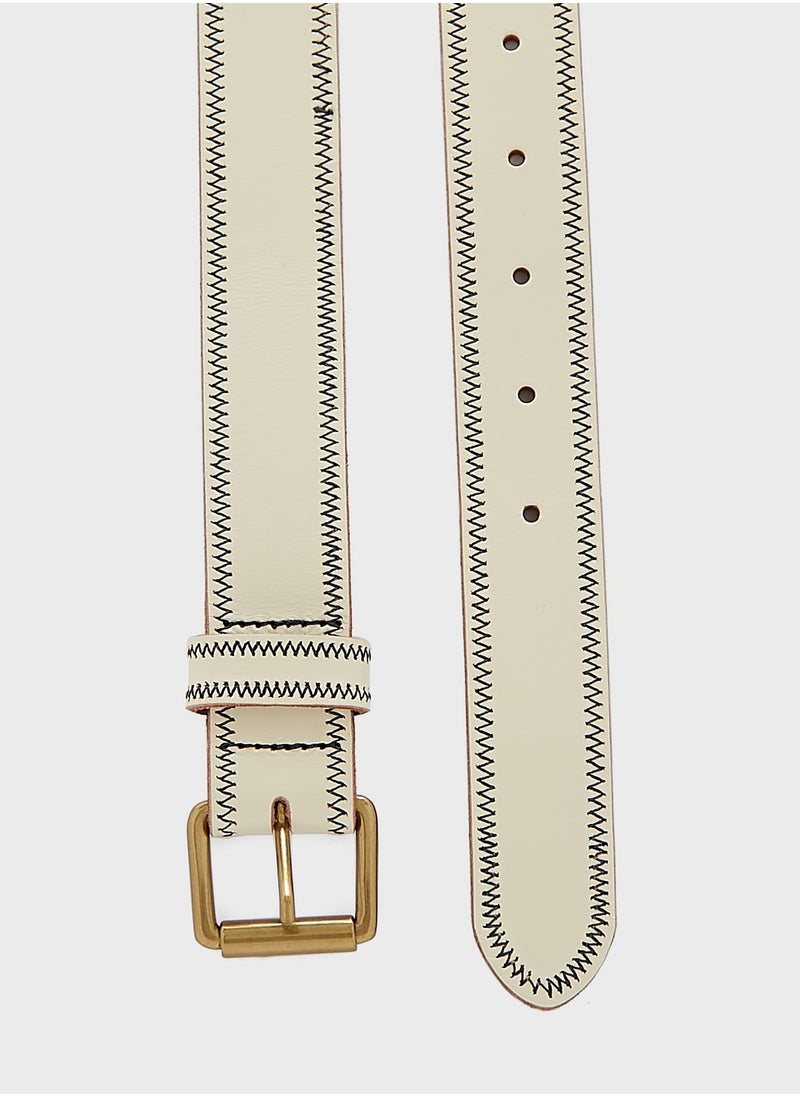 American Eagle - Stitch None Allocated Hole Belt - Image 1
