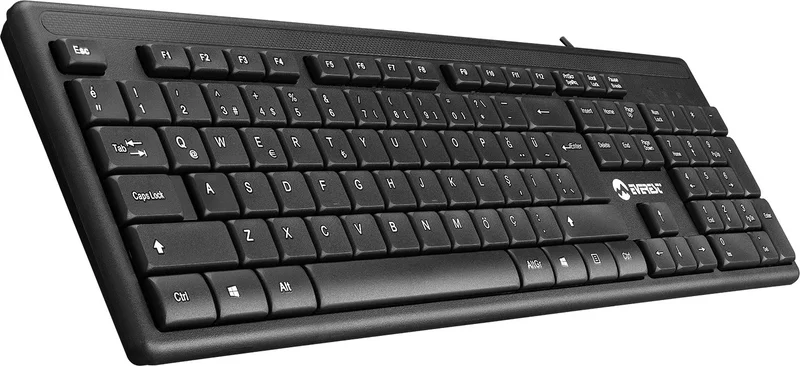 Everest KM-515 Black USB Combo Q Standard Keyboard + Mouse Set + Logitech Ergonomic Sponge Keyboard Pad