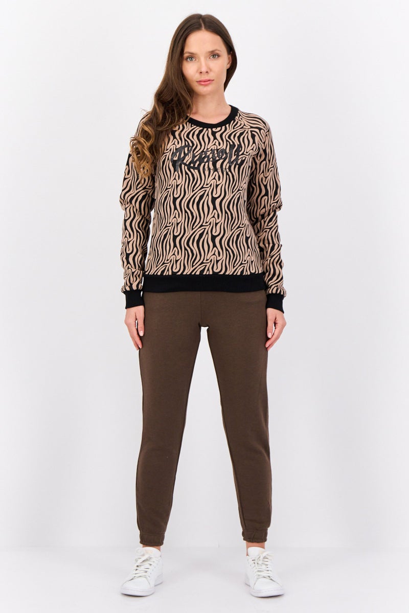 Russell Athletic Women Sportswear Fit Long Sleeves Outdoor Sweatshirt, Multicolor - Image 3