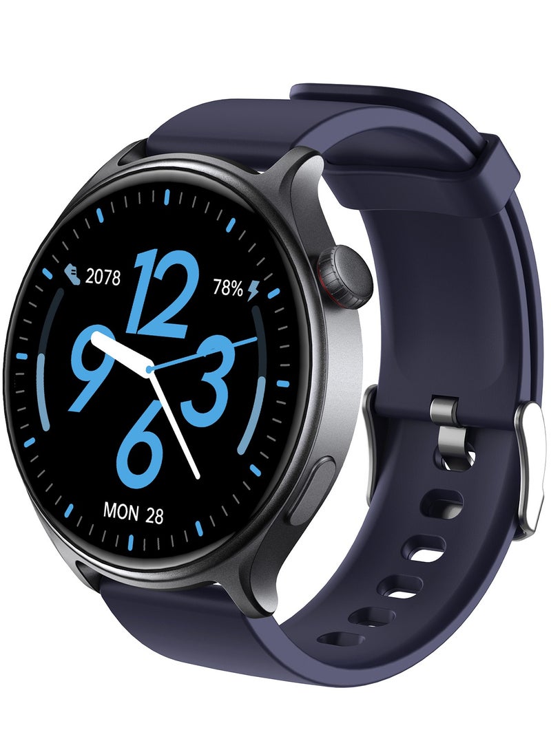 Bastec - GTR2 Men's Smartwatch, Always On Display Bluetooth Call Waterproof Fitness Watch, Compatible with Android iOS Midnight Blue - Image 1