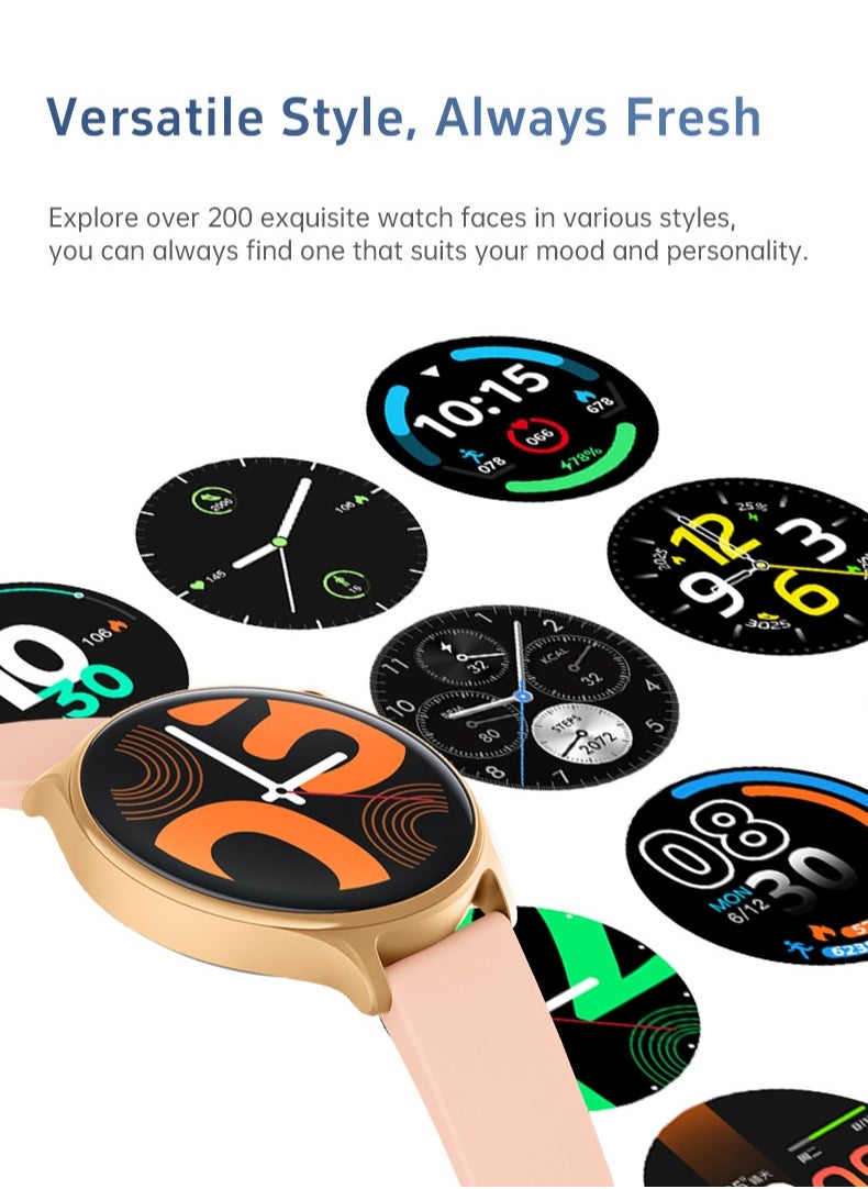 Bastec - GTR2 Men's Smartwatch, Always On Display Bluetooth Call Waterproof Fitness Watch, Compatible with Android iOS Midnight Blue - Image 1