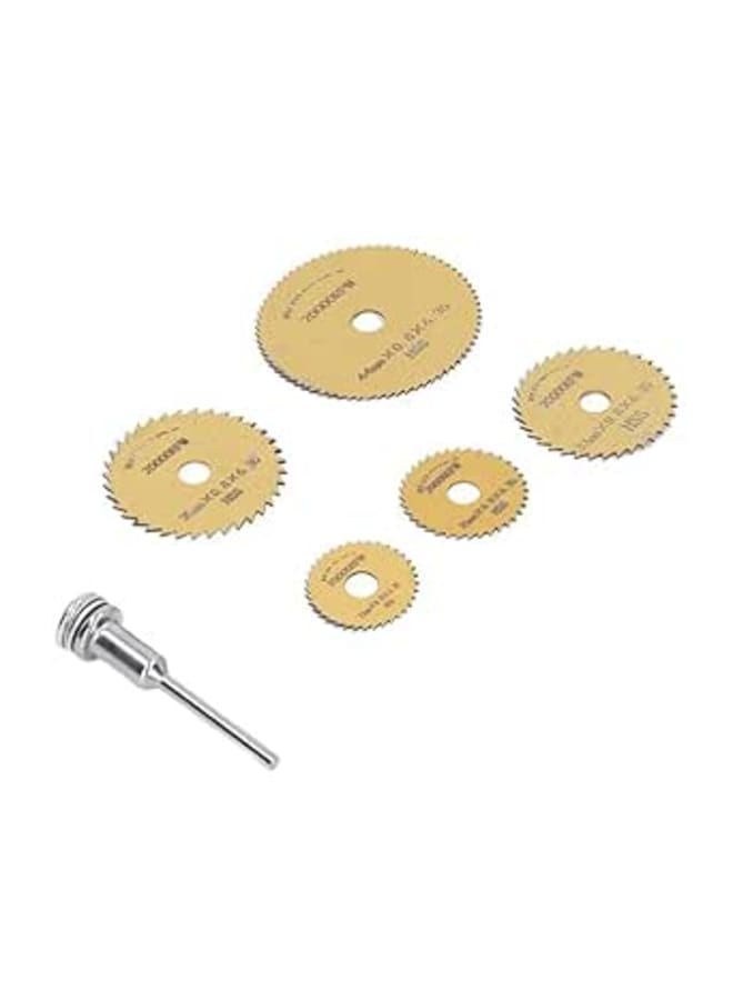 HSS Rotary Tools Mini Circular Saw Blades Cutting Discs Set (6pcs)