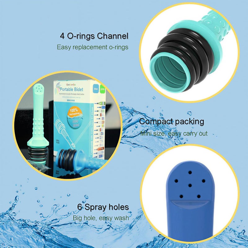 ToolHouse 3-Piece Travel Bidet Set - Portable Handheld Bidet Bottle for Outdoor Camping, Personal Hygiene, Baby Cleaning, and Postpartum  Care - Image 3