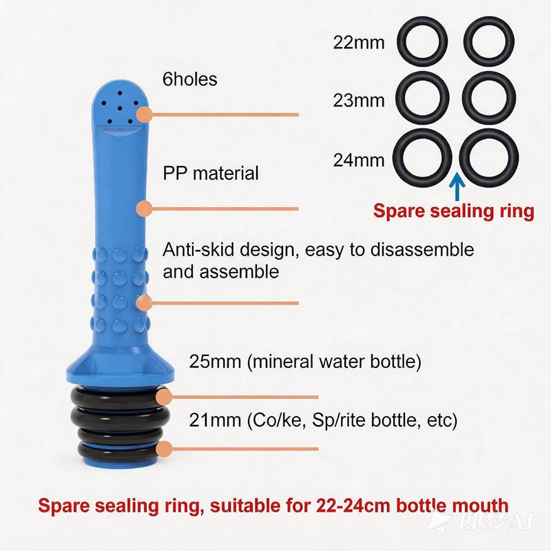 ToolHouse 3-Piece Travel Bidet Set - Portable Handheld Bidet Bottle for Outdoor Camping, Personal Hygiene, Baby Cleaning, and Postpartum  Care - Image 5
