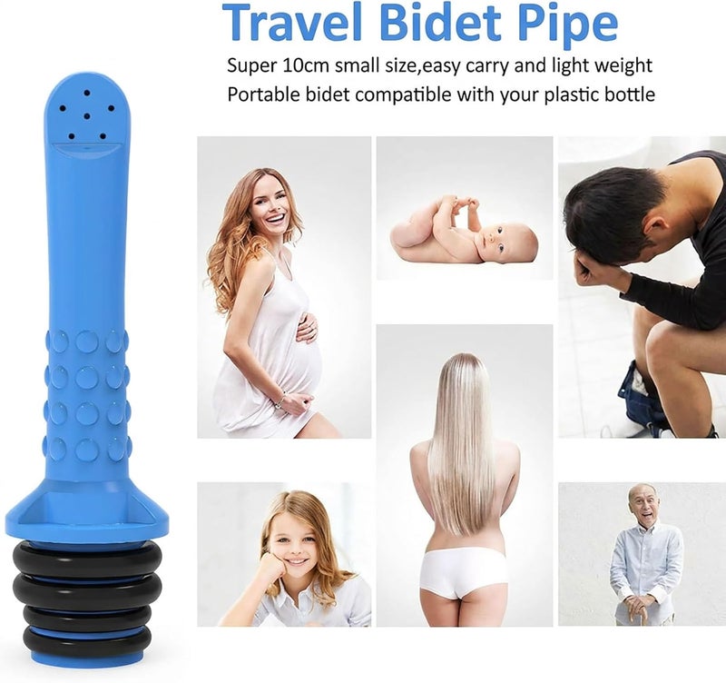 ToolHouse 3-Piece Travel Bidet Set - Portable Handheld Bidet Bottle for Outdoor Camping, Personal Hygiene, Baby Cleaning, and Postpartum  Care - Image 2