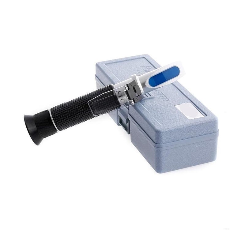 Refractometer， Refractometer, Salinity Meter Water Reader Marine 0~100% Salt Aquarium Test Tester,for Honey, Molasses - Image 1