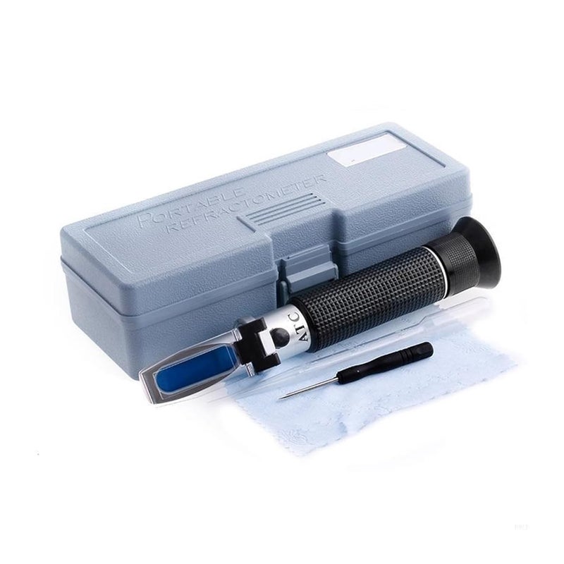 Refractometer， Refractometer, Salinity Meter Water Reader Marine 0~100% Salt Aquarium Test Tester,for Honey, Molasses - Image 3