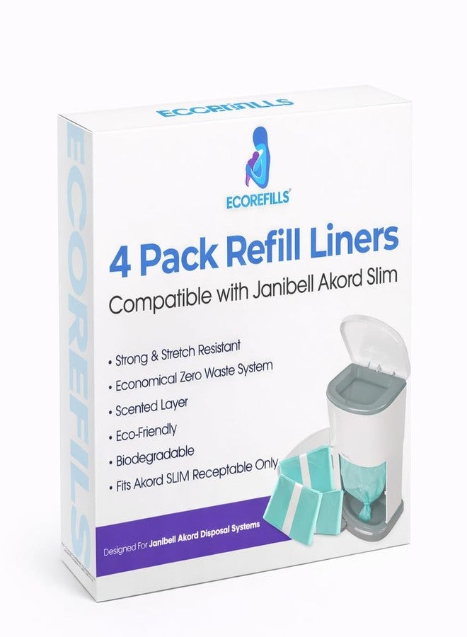 ECOREFILLS Diaper Refill Bags for Adults, Compatible with Janibell Akord 330 Series Adult Diaper System Pack of 4 - Image 1