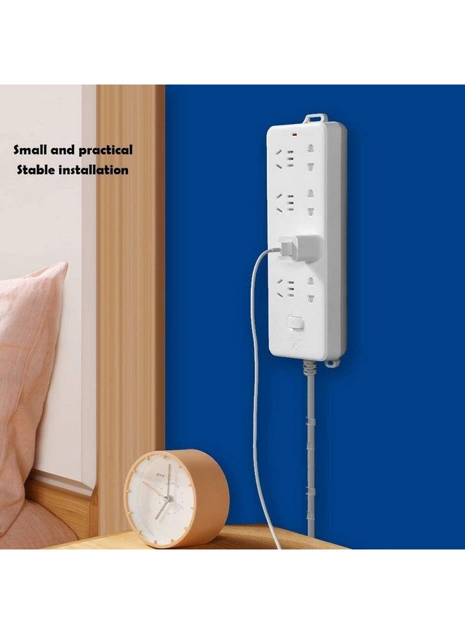 SHIDHMI حامل شريط الطاقة اللاصق SHIDHMI مثبت على الحائط مثبت سطح المكتب منظم الكابلات متعدد الأغراض (3 قطع) - Image 2