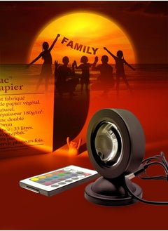 WinHolder 16 Colors Portable Modern Style Antique Designed Sunset Projection Light Lamp Multicolour  - Image 1