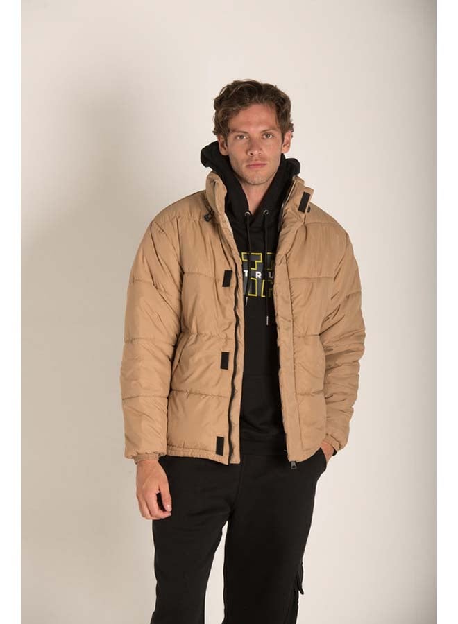 Hidden Hoodie Puffer Jacket