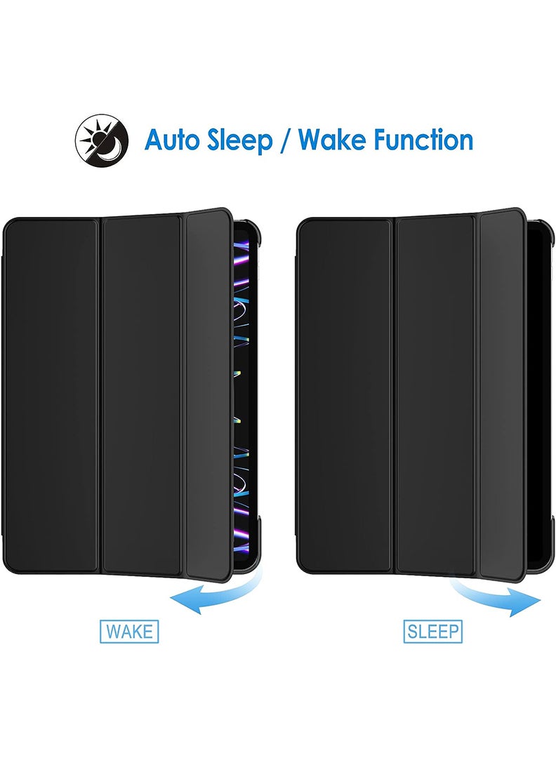 Theodor Protective Flip Case For Apple iPad Pro 12.9 With Trifold Stand Auto Wake Sleep Shockproof Cover Stay positive make it happen - Image 5