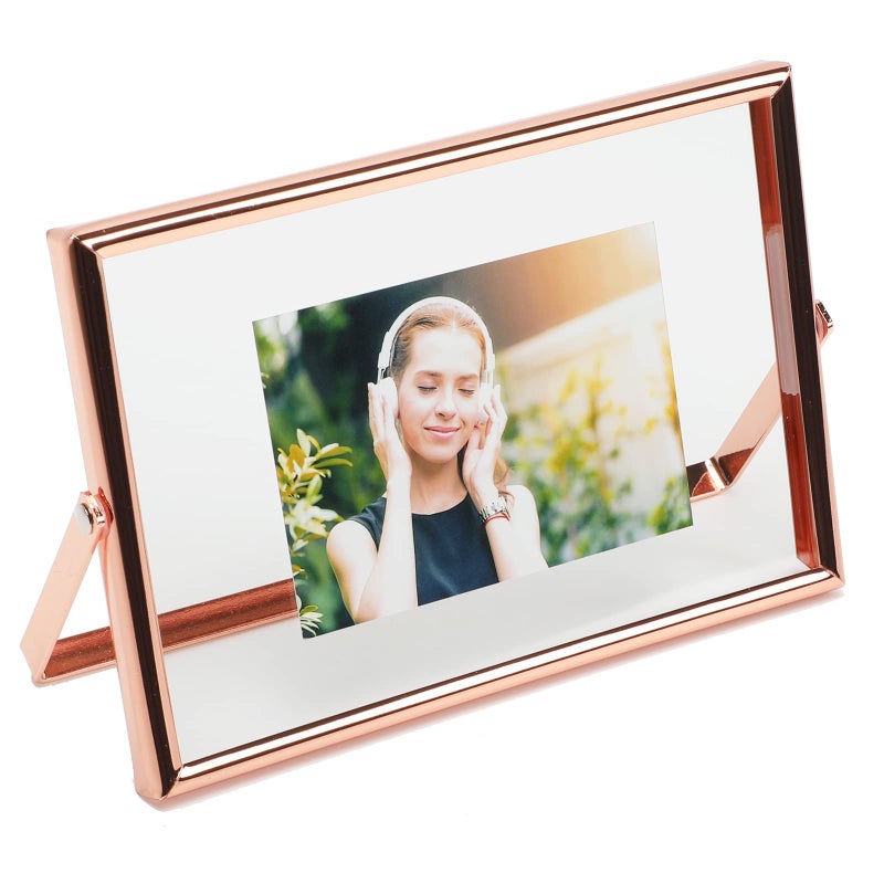 أهاجو Ahago Rose Gold Floating Framing (4 "" "x6" "أفقي) للصورة 3x5 2x3 - Image 1