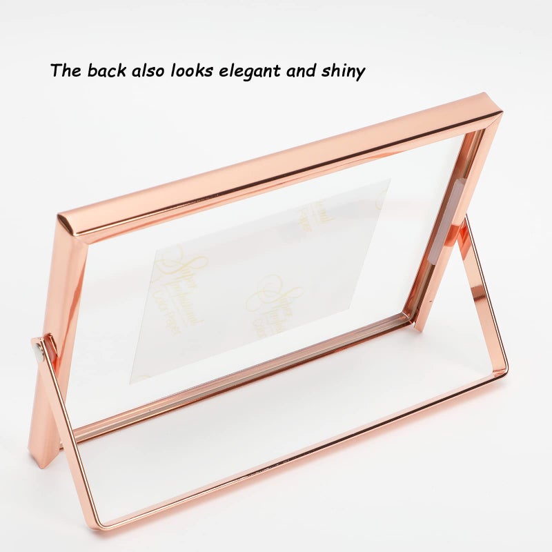 أهاجو Ahago Rose Gold Floating Framing (4 "" "x6" "أفقي) للصورة 3x5 2x3 - Image 4
