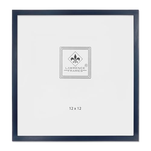 Lawrence Frames 755712 Blue Wood Picture Frame, 12 by 12-Inch - Image 1