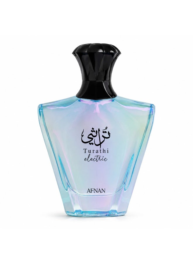 أفنان عطر أفنان تراثي إلكتريك للجنسين أو دو بارفان 90 مل - رائحة فاخرة ثابتة وفواحة تدوم طويلاً - Image 1