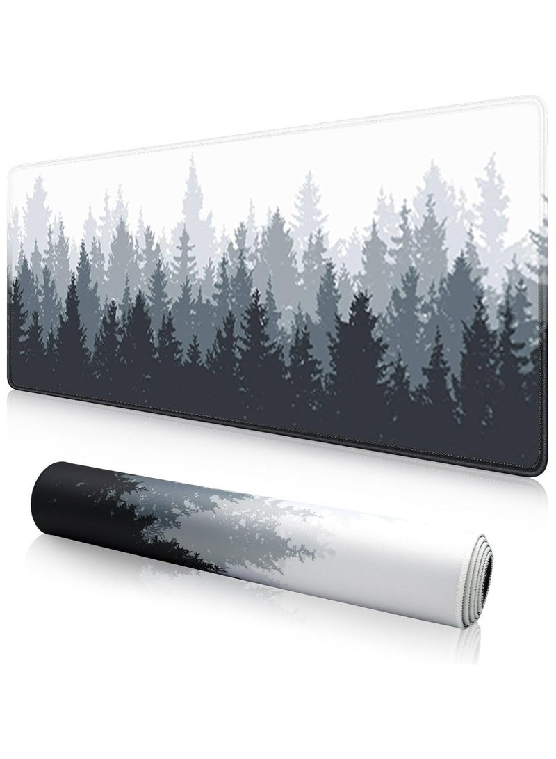 Sumkyle Large Mouse Pad Extended Mouse Pad Non-Slip Rubber Base Gaming Mouse pad Office Desk Mat Desk Pad Smooth Cloth Surface Keyboard Mouse Pads - Image 1