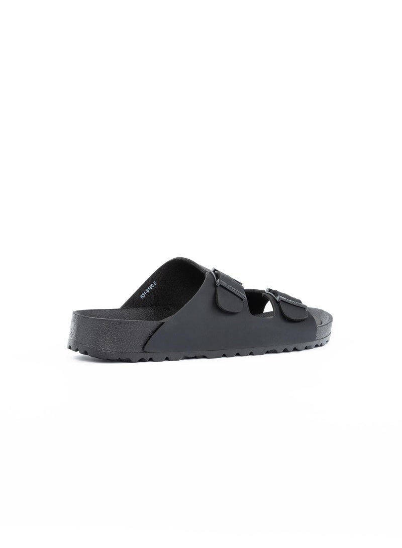 Bata Buckle Details Slip On Sandals - Image 3
