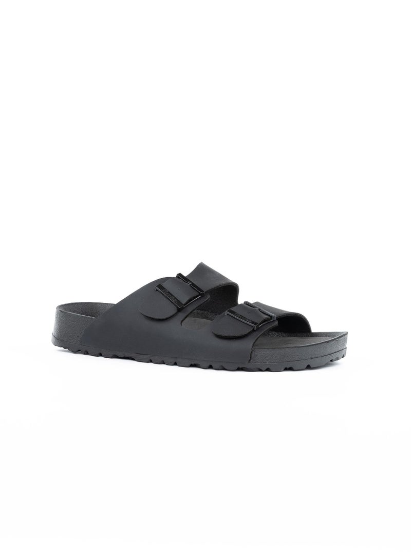 Bata Buckle Details Slip On Sandals - Image 2