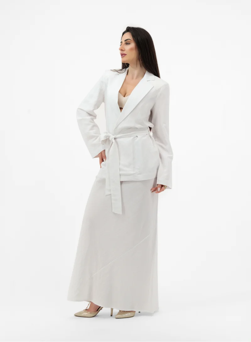FLOW SKIRT WHITE