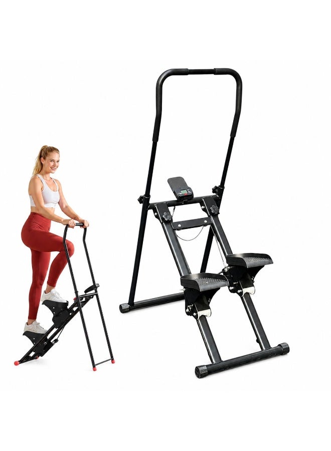 SportQ Foldable Home Stepper with LCD Display – Stair Stepper for Cardio Workout & Full Body Toning – Load 136kg – Suitable for Home & Gym - Image 1